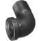 Ironwerks Designs 1/2" Iron 90- Degree Street Elbow Fitting, 10PK IW-90ST-1/2-10 - alternate 6